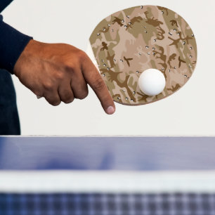 Wüstenkampfarena mit Kies, Militär, Armee Tischtennis Schläger
