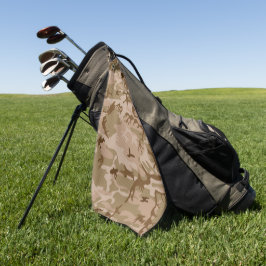 Wüstenkampfmuster, militärisches Muster, Armee Golfhandtuch
