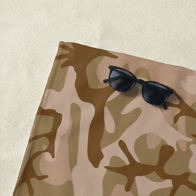 Wüstenkampfmuster, militärisches Muster, Armee Strandtuch (Beispiel)