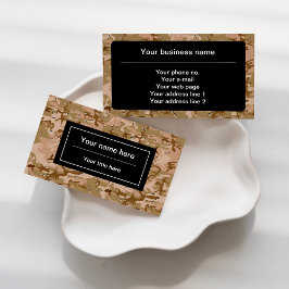 Wüstenkuppel, Militärmuster, Armee Visitenkarte