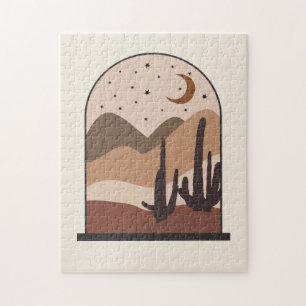 Wüstenlandschaft, Arizona, Boho-Abstraktkunst