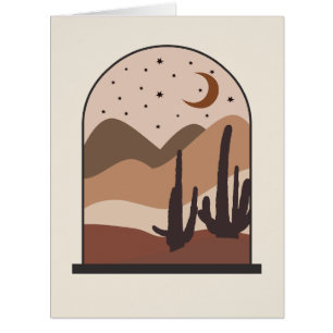 Wüstenlandschaft, Arizona, Boho-Abstraktkunst