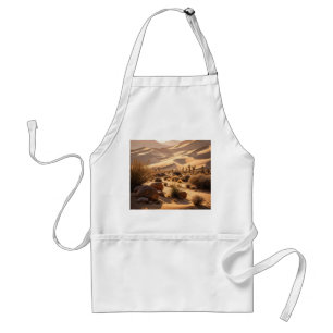 Wüstenlandschaft bei Sonnenuntergang Schürze