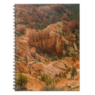 Wüstenlandschaft des Bryce Canyon Nationalparks mi Notizblock