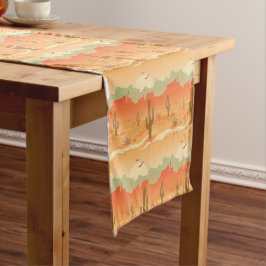 Wüstenlandschaft-Design-Tischläufer Kurzer Tischläufer