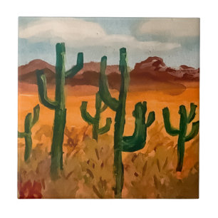 Wüstenlandschaft Fliese