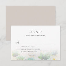 Wüstenlandschaft Hochzeit RSVP