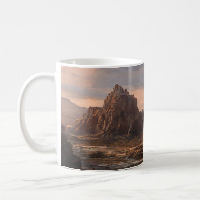 Wüstenlandschaft im Freien Kaffeetasse (Links)