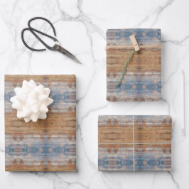 Wüstenlandschaft Sandsteinfelsen und himmlischer H Geschenkpapier Set