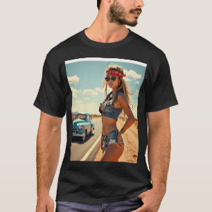 Wüstenlauf: Retro Roadside Beauty T-Shirt
