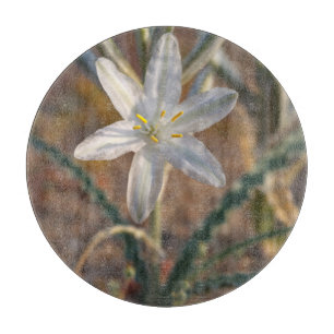 Wüstenlilien-Wildblumen Schneidebrett