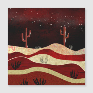 Wüstennacht Magnetkarte