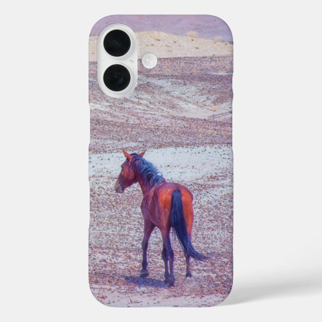 Wüstenpferd P8640 iPhone 16 Hülle (Rückseite)
