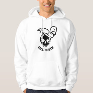 Wüstenrat auf dem bösen Schädel Hoodie