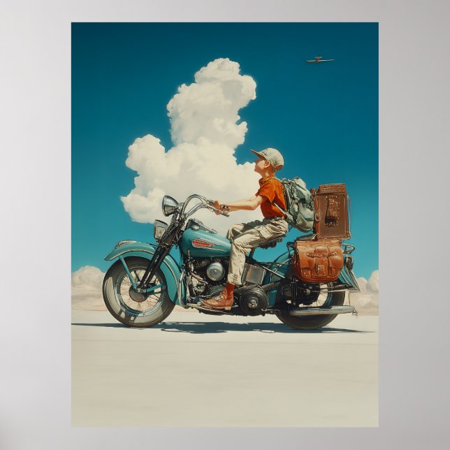 Wüstenreise Abenteuer Escape Poster (Vorne)