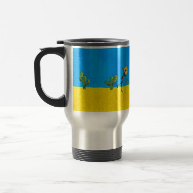 Wüstenreisende-Tasse Reisebecher (Links)
