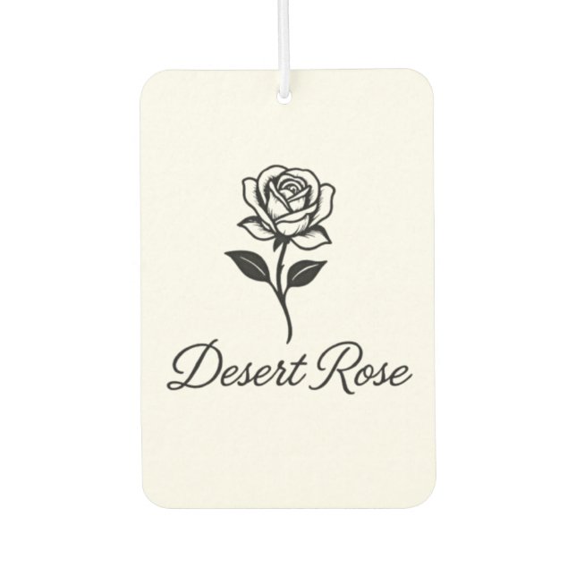 Wüstenrose Autolufterfrischer (Vorderseite)