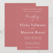 Wüstenrose Pink - Romantische Minimalistische Hoch