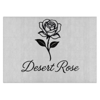 Wüstenrose Schneidebrett