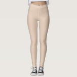 Wüstensand, Schlicht Leggings<br><div class="desc">Wüstensandfarben für die Leggings sind perfekt,  um jedem Aussehen einen schicken,  mühelosen Stil zu verleihen. Es verleiht jedem Design ein Gefühl von Wärme und Komfort. Ob Sie ein lässiges Outfit anziehen oder eine edle Touch zu Ihrem Abend-Ensemble hinzufügen möchten. Diese Leggings sind nur das Ticket. Hex# e6cdb9</div>