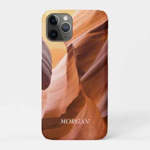 Wüstenslot Canyon oder Ihr Foto, Weißer Name iPhon Case-Mate iPhone Hülle