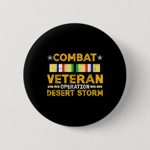 Wüstensturm Veteran Persischer Kriegsdienst Ri Button
