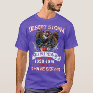 Wüstensturm Veteran Pride Persischer Golfkrieg ser T-Shirt