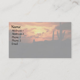 WüstenSunset Visitenkarte