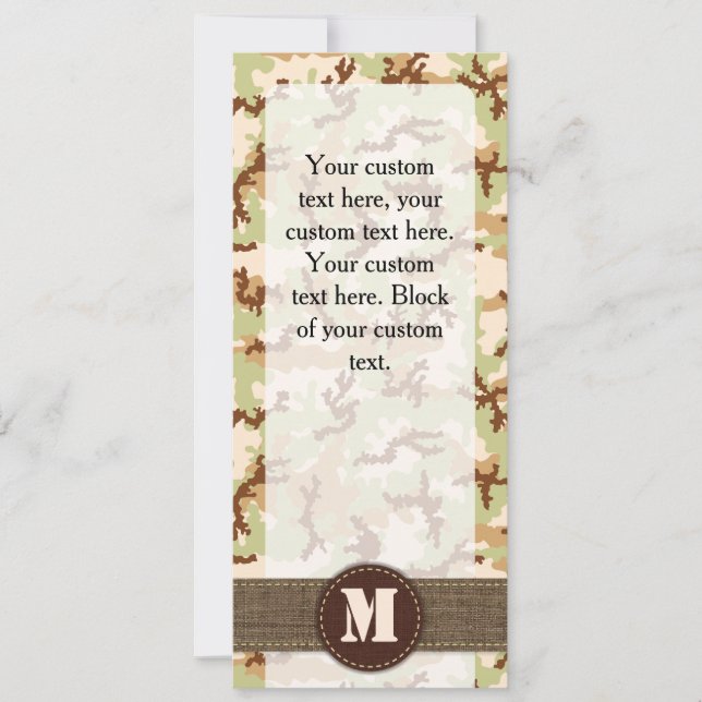 Wüstentarnung (Vorderseite)