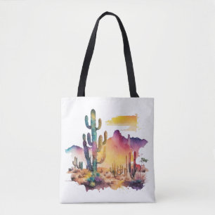 Wüstenuntergang in Mexiko Tasche
