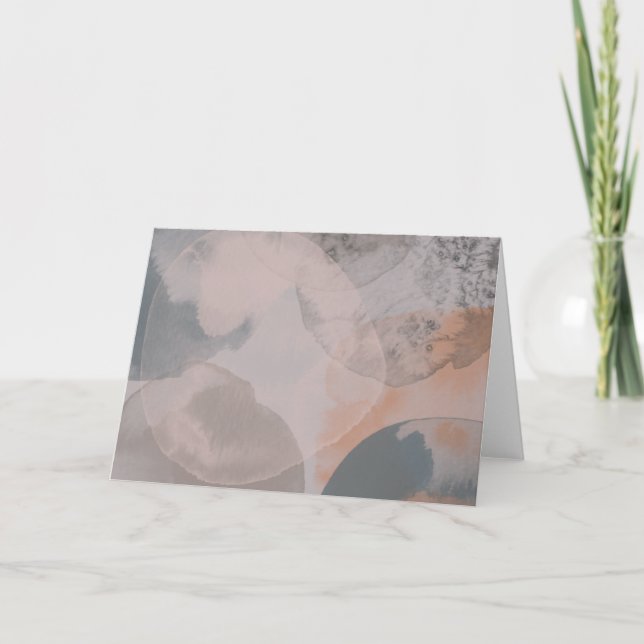 Wüstenwassertropfen Karte (Vorderseite)