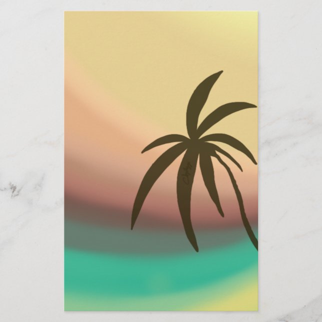 Wüstenwave Briefpapier (Vorderseite)