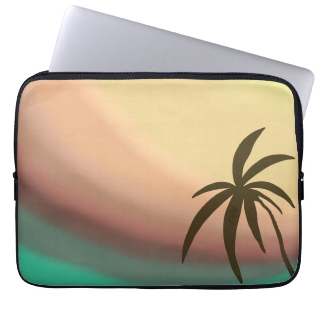 Wüstenwave Laptopschutzhülle (Vorderseite)