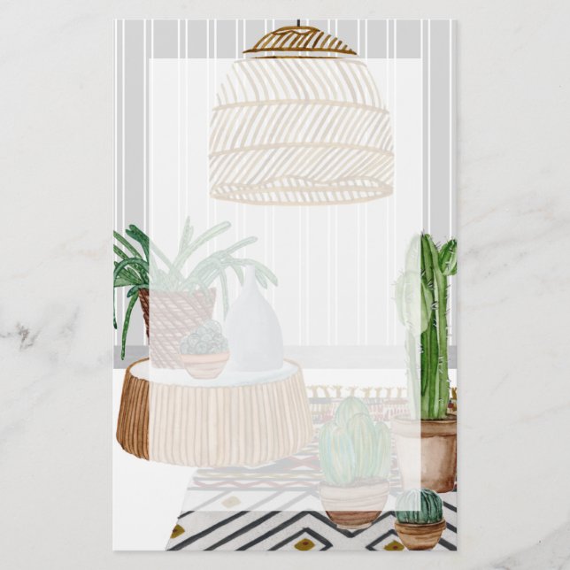 Wüstenweber I Briefpapier (Vorderseite)