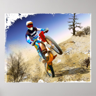 WüsteWheelieMotocross Poster