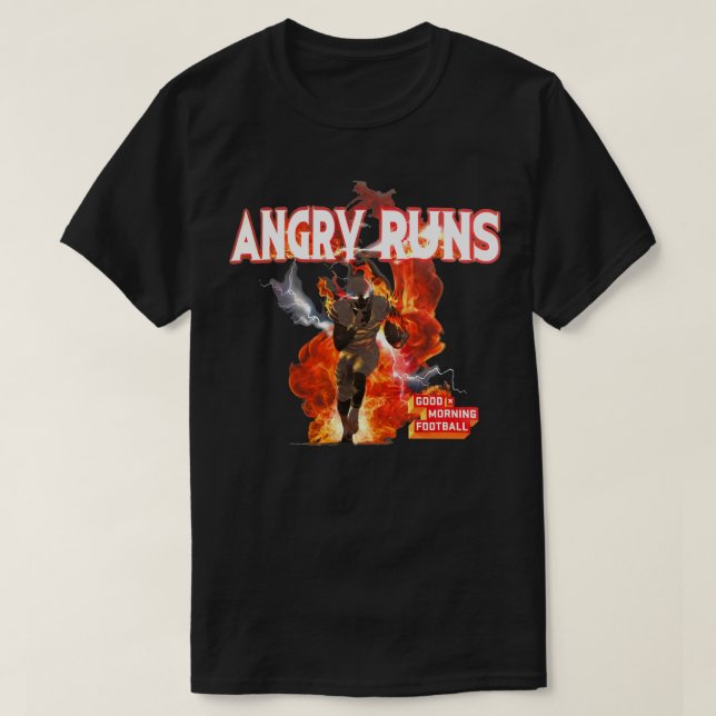 Wut    RunsGood Morning Football Essential T Shi T-Shirt (Design vorne)