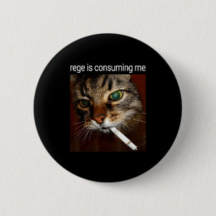 Wut vernebelt mich Dummes Starren Lustig rauchende Button
