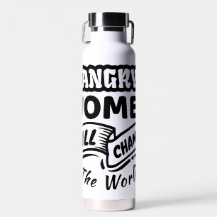 Wut wird die Welt verändern Trinkflasche