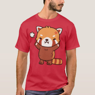 Wütend, aber immer noch Niedlich Stehendes Rotes P T-Shirt