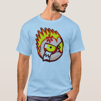 WÜTEND auf Front und FRENZIEDminds an Rückseite T-Shirt