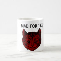 Wütend für Tee-Cheshire-Katzen-verwandelnde Tasse