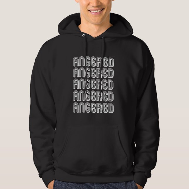 wütend hoodie (Vorderseite)
