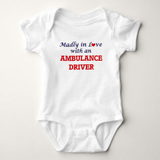 Wütend in der Liebe mit einem Krankenwagen-Fahrer Baby Strampler