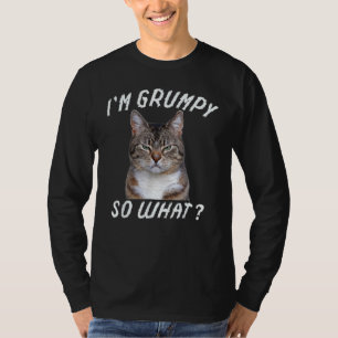 Wütend Katzenmem Ich bin mürrisch, sodass was 5 T-Shirt