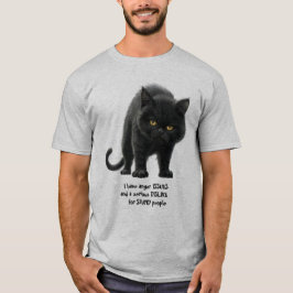 Wütend Schwarz habe ich wütende Probleme humorvoll T-Shirt