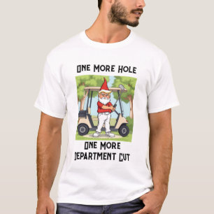 Wütend Trump Golf spielen bei der Kürzung der Regi T-Shirt