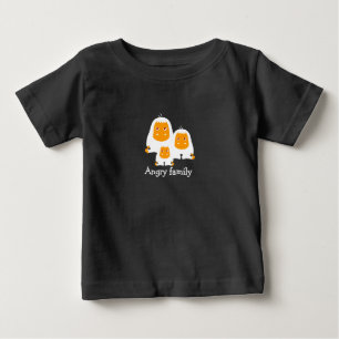Wütende Familienaffen Design Baby T-shirt