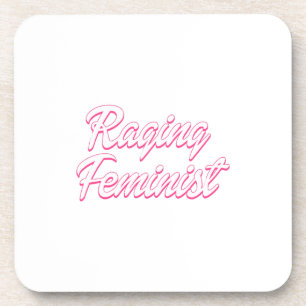Wütende Feministische Puppe Getränkeuntersetzer