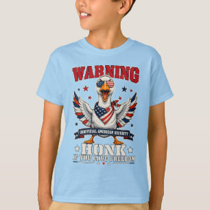 Wütende Gans 4. Juli T-Shirt