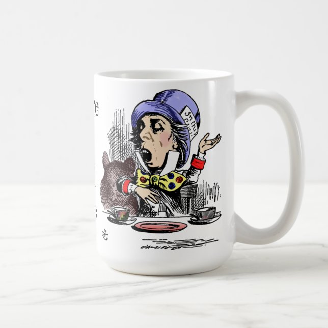 Wütende Hutmacher-Geschenk-Tasse Kaffeetasse (Rechts)